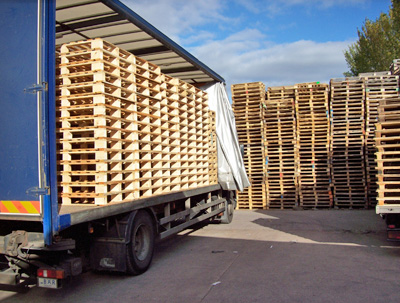 Almacén y pallets